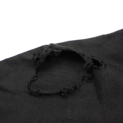 Balenciaga 24ss Logo Print Damaged Oversize D T-Shirt 764235 Tqvj8 Black XL