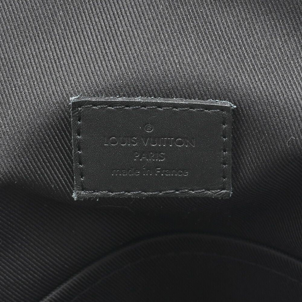 Louis Vuitton Damier Infini Avenues Ring Shoulder Bag Black Noir Black (silver