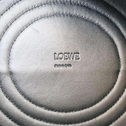 Loewe Paseo Bag XL Paseo Bag Shiny Napa Calf and Canvas Black White