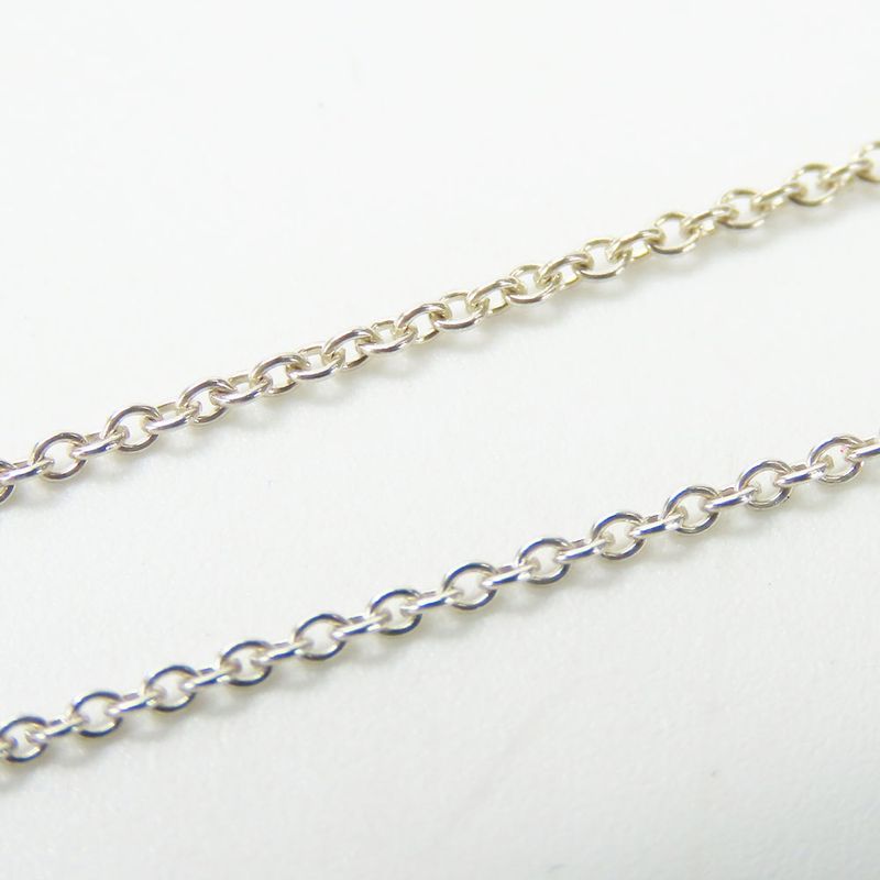 Tiffany & Co Necklace Curved Heart 925 Silver Approx 4.1g Silver Accessories