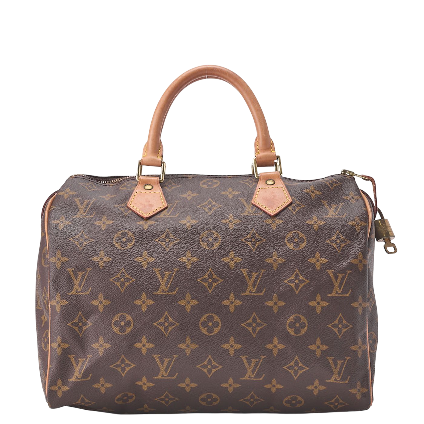 Louis Vuitton Monogram Speedy -30 Handbag M41526 Brown (gold Hardware) [no