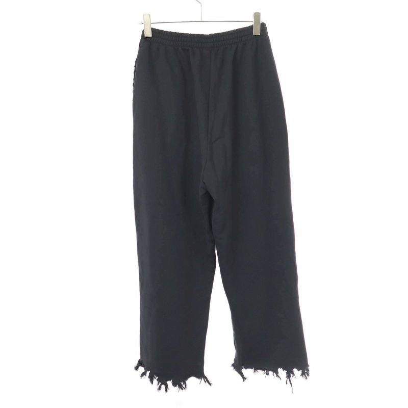 Balenciaga 24ss Distressed Cropped Sweatpants Destroyed Cropped Sweatpants