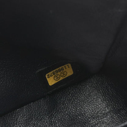 Chanel Shoulder Bag Matelasse Double Flap Stripe Chain Shoulder Cotton Navy And