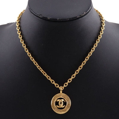 Chanel Coco Mark Vintage Gold Plated Ladies 20.8g Necklace