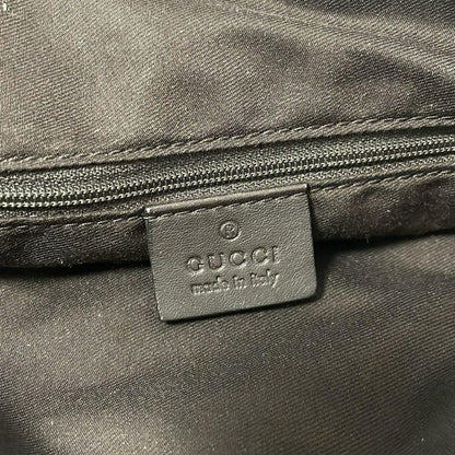 Gucci Shoulder Bag Abby 203257 Beige And Dark Brown Leather