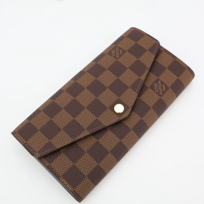 Louis Vuitton Damier Portefeuille Sarah Damier Wallet N63209