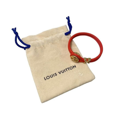 Louis Vuitton Bracelet Keepsake Cles Set M6678e Orange Gold Color Louis Vuitton