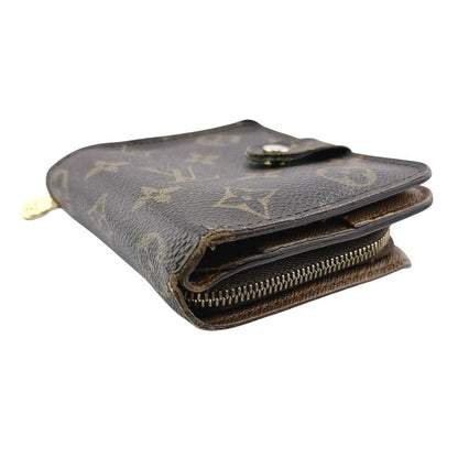 Louis Vuitton M61667 Monogram Compact Zipped Wallet With Zipped Card Pocket
