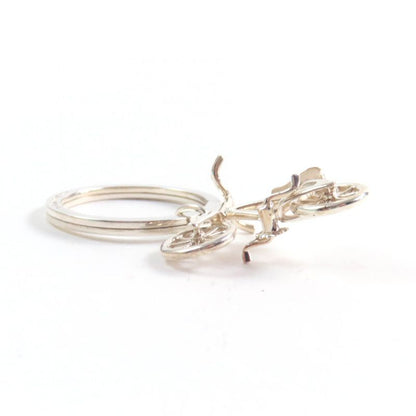 Tiffany & Co Sv925 Rare Model Bicycle Key Ring Key Holder Silver
