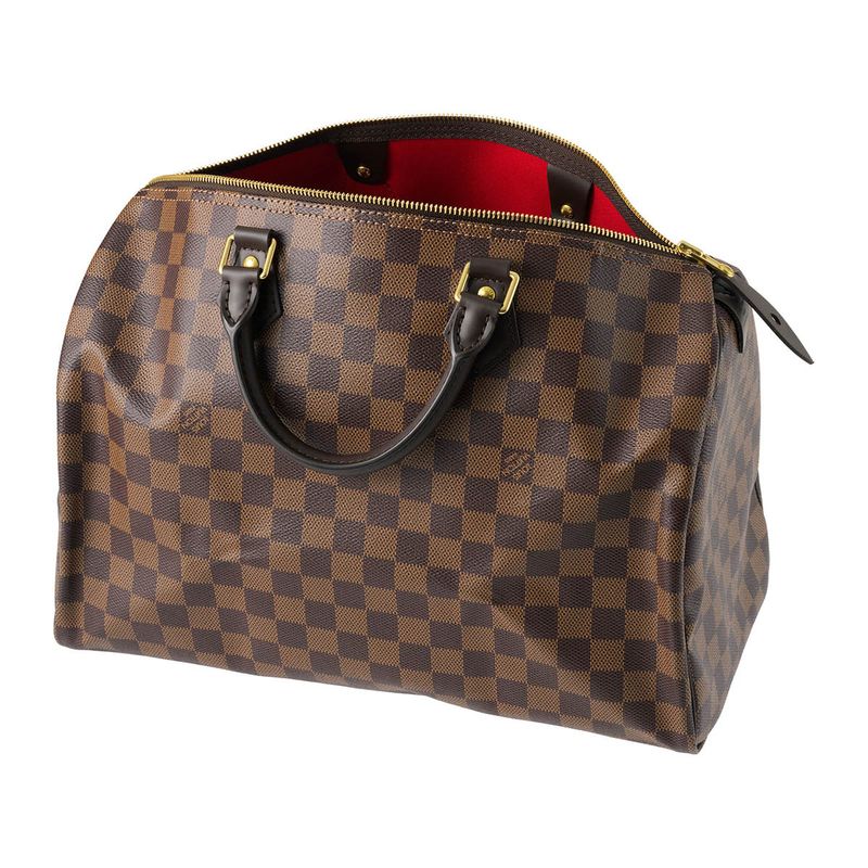 Louis Vuitton Speedy 35 Brown Boston Bag