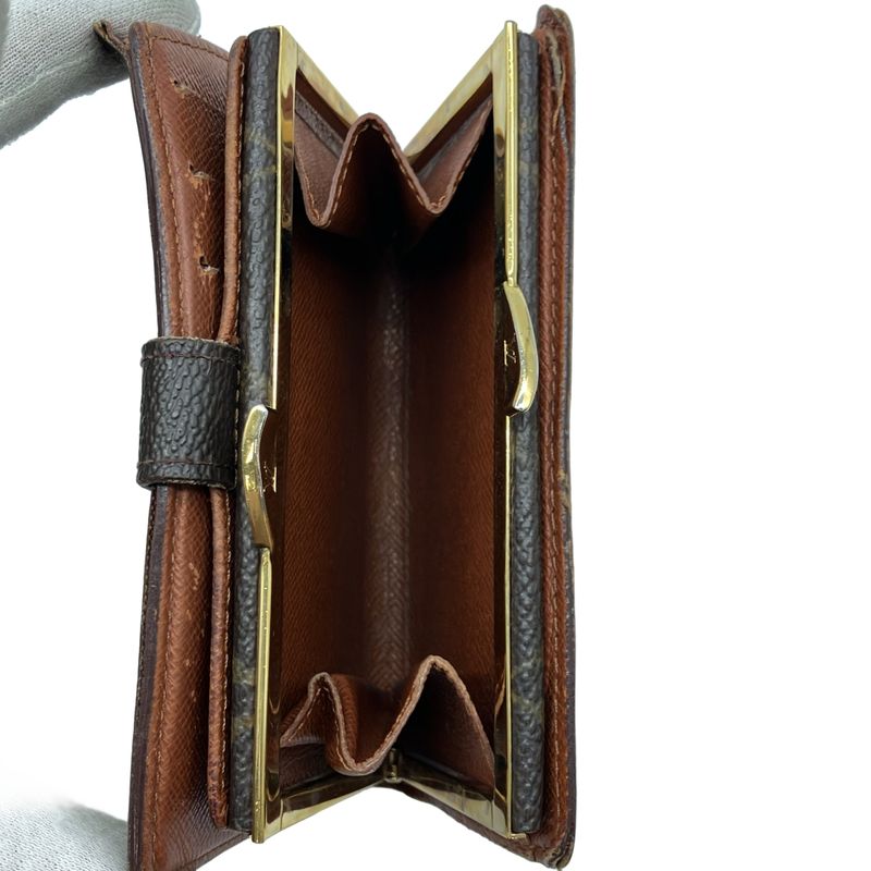 Louis Vuitton Portmonnaie Vieux Viennois Monogram Wallet with Clasp Ca1919