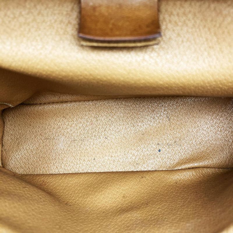 Celine Mc97/2 Macadam Vanity Bag Handbag Pouch PVC Ladies