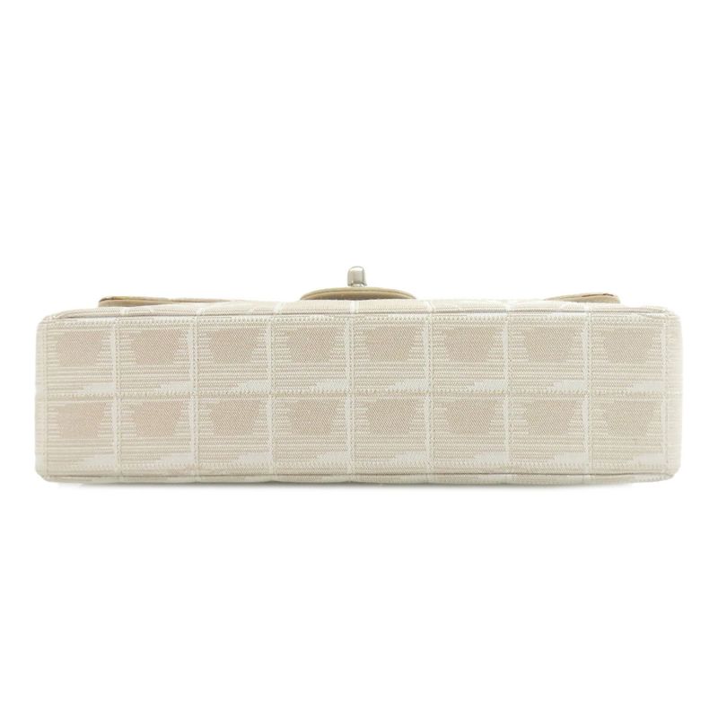 Chanel New Travel Line Shoulder Bag Canvas Women