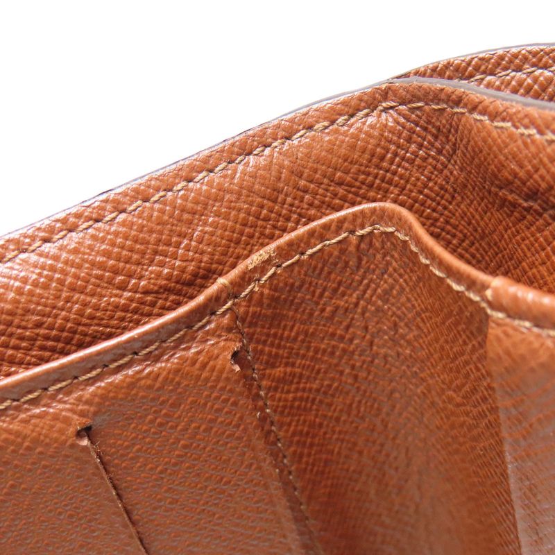 Louis Vuitton M61667 Compact Zip Folding Wallet With Coin Purse Monogram Canvas