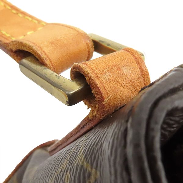 Louis Vuitton Shoulder Bag Trotter Monogram Canvas Monogram Gold Hardware Tea