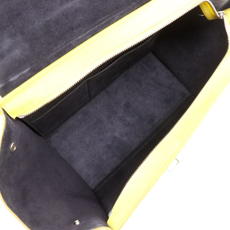 Celine Trapeze Small 174683 Calf Yellow Ladies Handbag