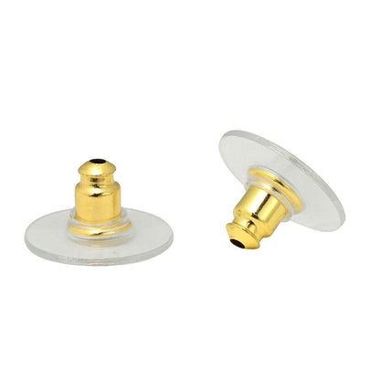 Chanel Earrings Stud Earrings Gold/pink