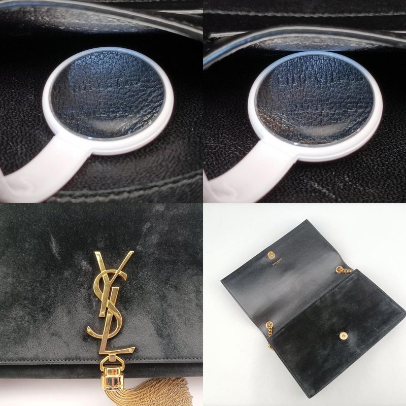 Yves Saint Laurentyves Saint Laurentkate Black Suede354119clt3541190115