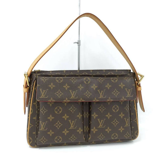 Louis Vuitton Vivacite GM Handbag Monogram Brown M51163