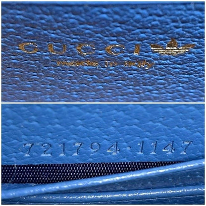 Gucci Mini Shoulder Bag Ec23000 Blue Adidas