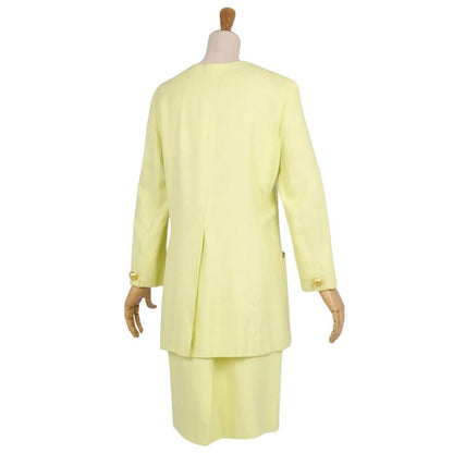 Vintage Celine Set-up Skirt Suit Gold Buttons
