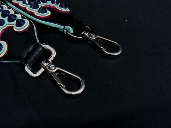 Fendi Strap You Leather Shoulder Strap For Bag Shoulder Strap Black