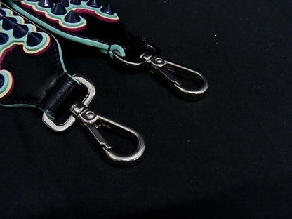 Fendi Strap You Leather Shoulder Strap For Bag Shoulder Strap Black