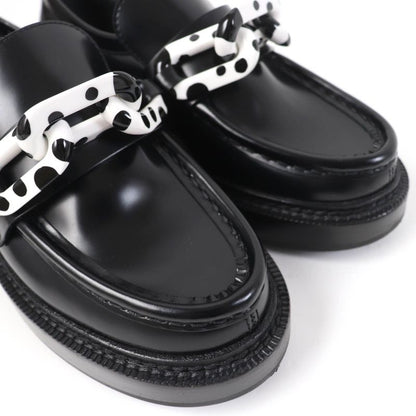 Louis Vuitton Yayoi Kusama Academy Line Leather Loafer Black 34.5 Storage With