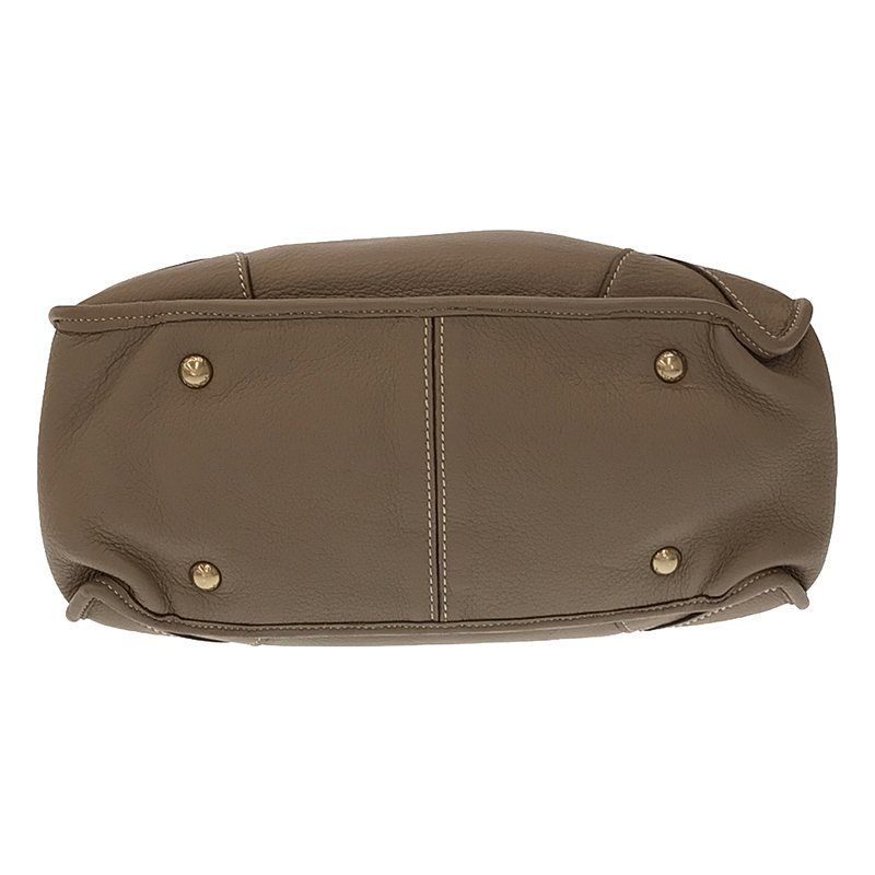 Prada - Leather 2-way Shoulder Tote Bag - Beige - Women