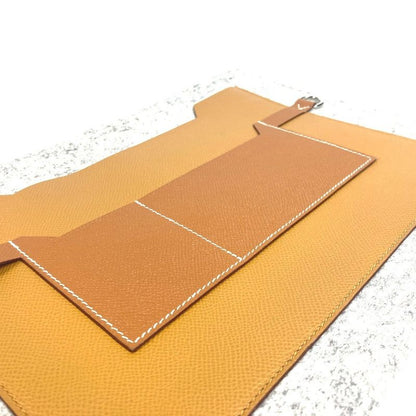 Hermes Clutch Bag Toudou 37 Felt Gray