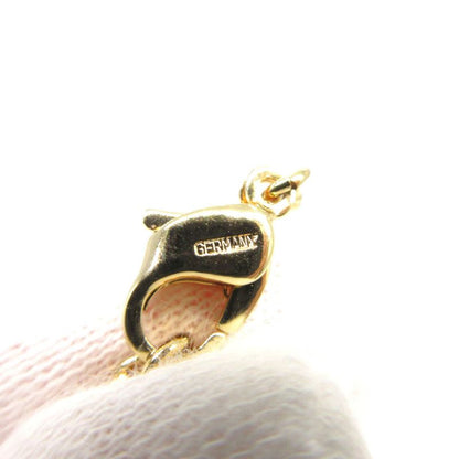 Christian Dior Vintage Logo Oval Necklace Metal Gold 0290 Christian Dior