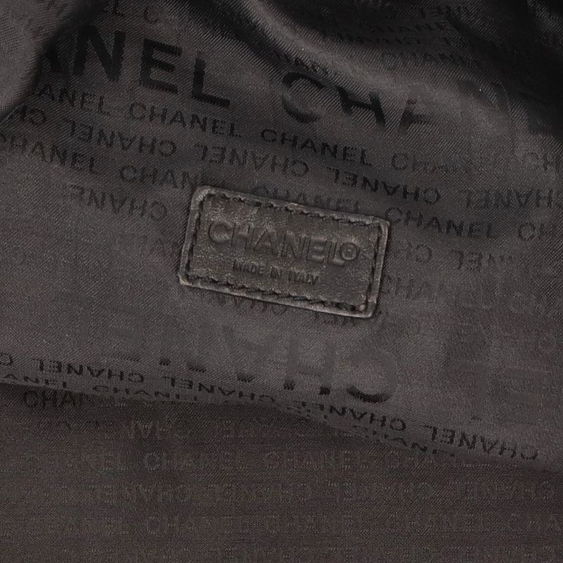 Chanel Sport Line Boston Bag A19977 Nylon Men's Boston Bag Black Excellent