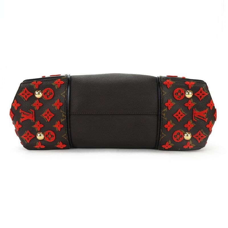 Louis Vuitton M94610 Tote W PM Monogram Tuftage LV Red Logo Women Louis Vuitton