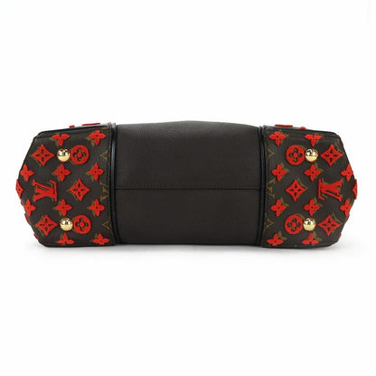 Louis Vuitton M94610 Tote W PM Monogram Tuftage LV Red Logo Women Louis Vuitton