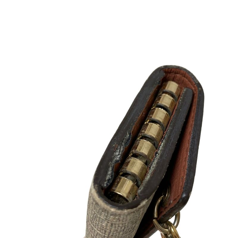 Gucci Key Case Ggearrings 212111 Dark Gray X Black X Multi 6 Hooks