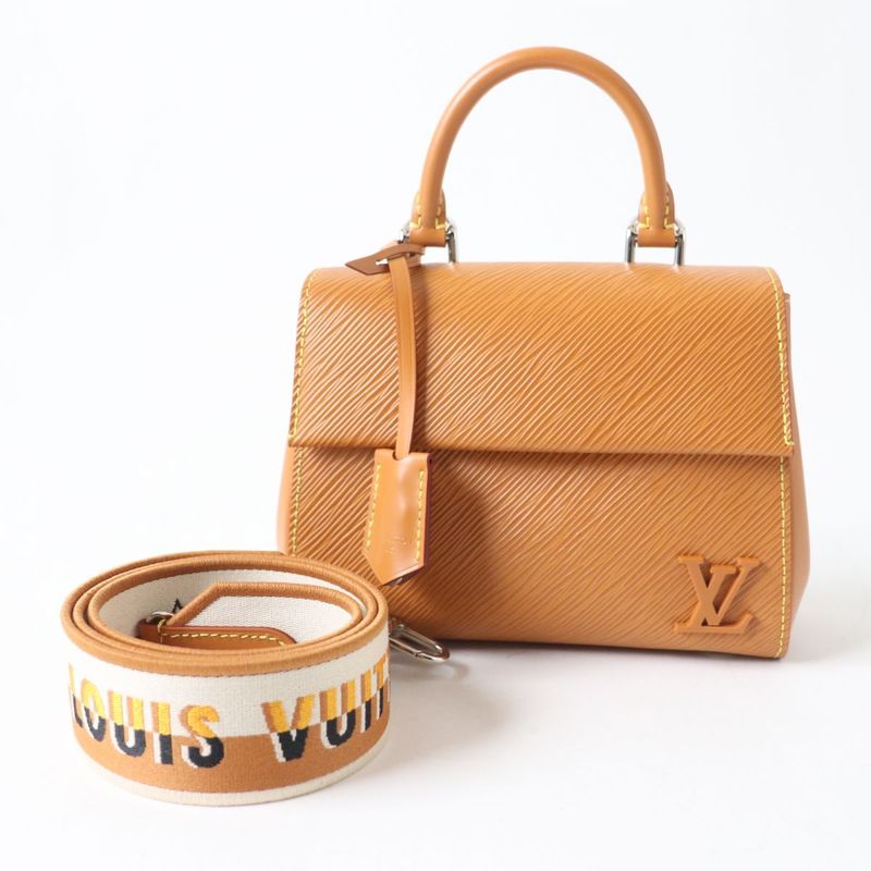 Louis Vuitton M58931 Cluny Mini Epi 2-way Hand/shoulder Bag Golden