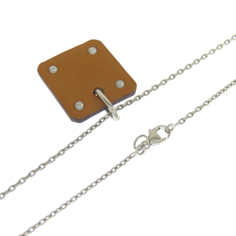 Hermes As De Coeur PM Necklace Metal Swift Ladies