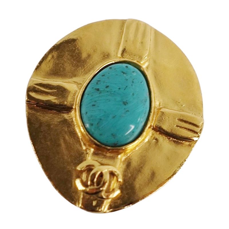 Vintage Chanel Earring 98P Coco Mark A