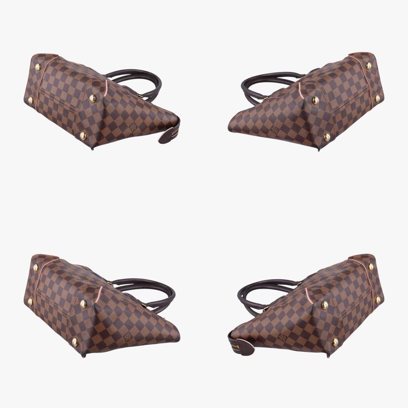 Louis Vuitton Caisa Tote PM Brown Rose Ballerine Damier Canvas N41554 Unknown