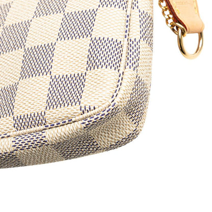 Louis Vuitton Damier Azure Mini Pochette Accessoire Accessory Pouch Handbag