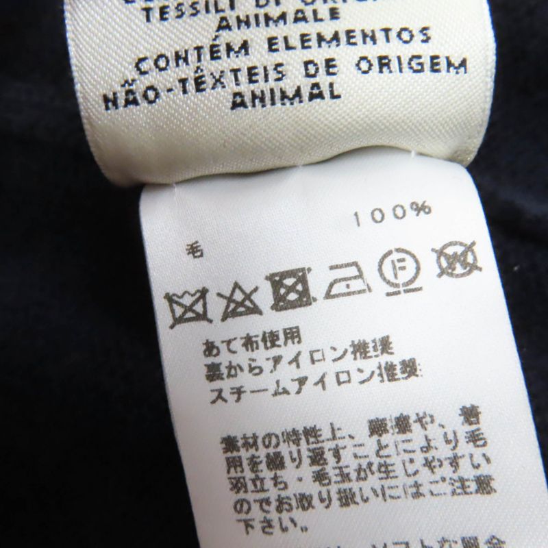 Hermes 2019 100% Wool H Pattern With Serie Buttons Long Sleeves Knit Cardigan