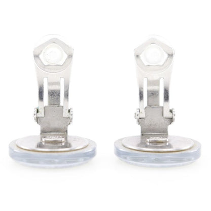 Chanel Coco Mark Plastic Silver 00A Ladies 5.8g Earring