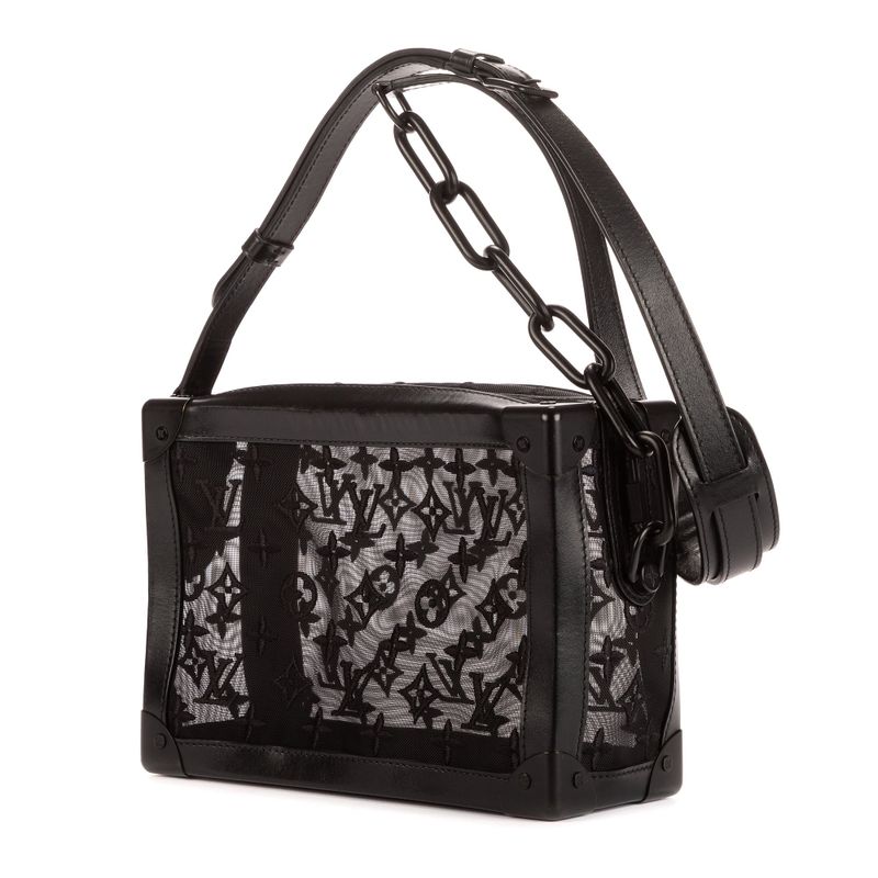 Louis Vuitton Soft Trunk Mesh 2019 Collection Black Monogram Miroir A