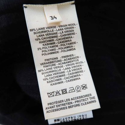 Hermes 23AW 3h2200d2 Wool Cashmere Silver Hardware Lining H Pattern Zip Up