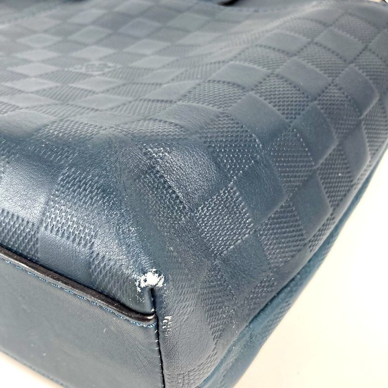 Louis Vuitton Tote Bag 7DW N41567 Damier Infini Leather Cosmos Navy