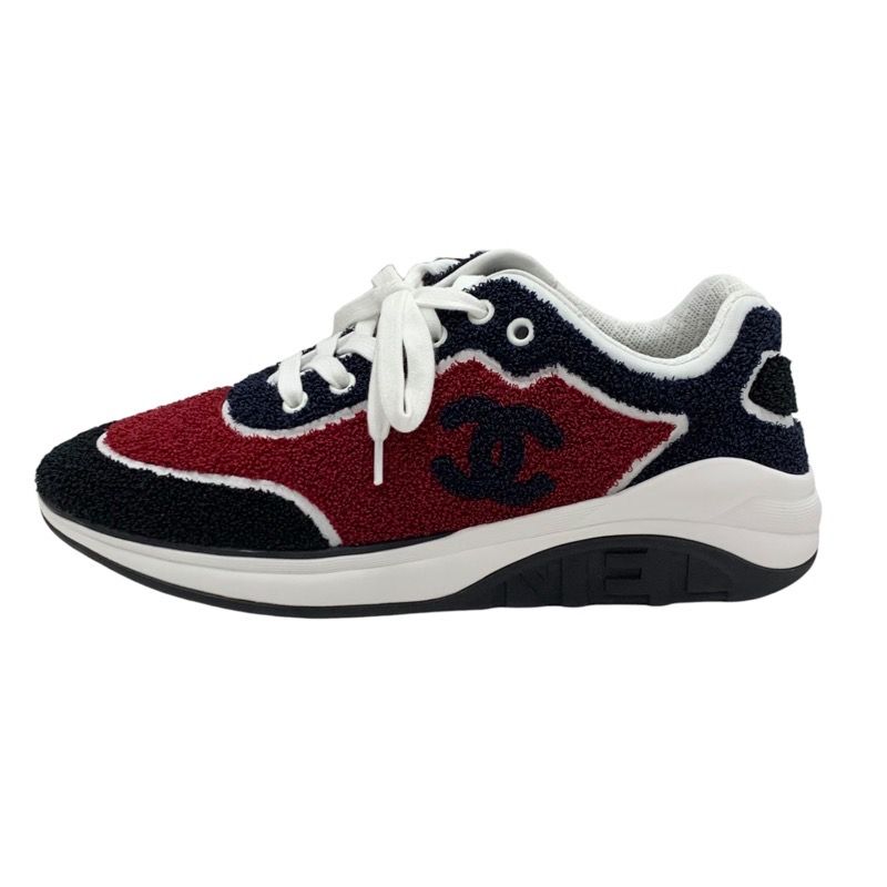 Chanel Sneakers Shoes Pile Coco Mark Multicolor Men's