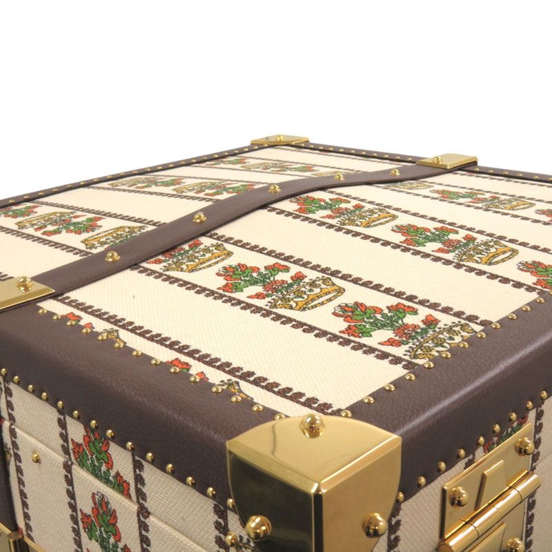 Gucci Savoy Gucci 100 Music 194058 100th Anniversary Trunk Wardrobe Canvas