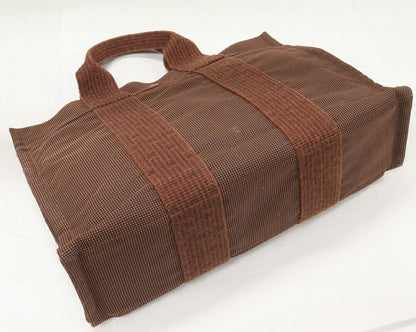 Hermes Tote Handbag Her Line Tote PM Canvas Brown