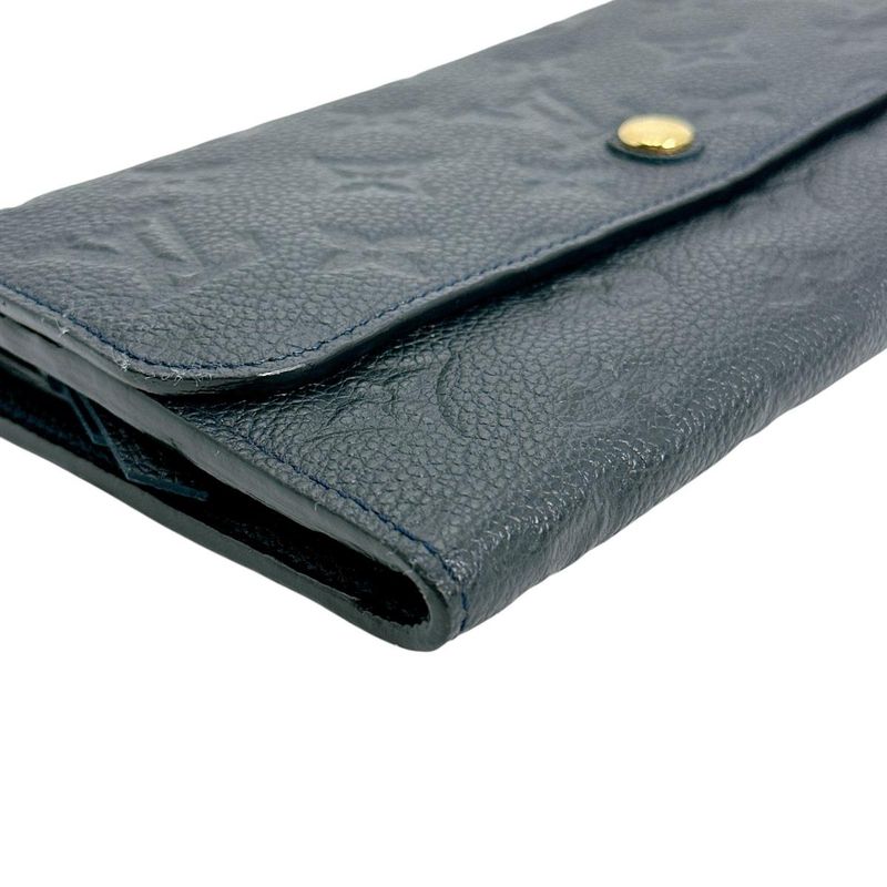 Louis Vuitton M60258 Monogram And Empreinte Leather Trifold Portefeuille