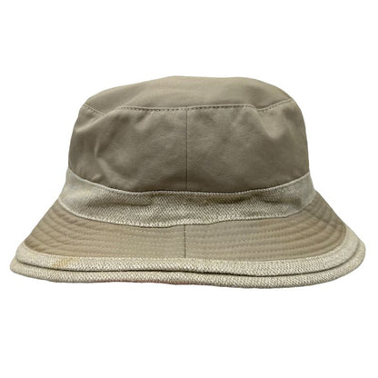 Hermes Motsch Double Brim Bucket Hat Double Brim Bucket Hat 56 Beige Cotton
